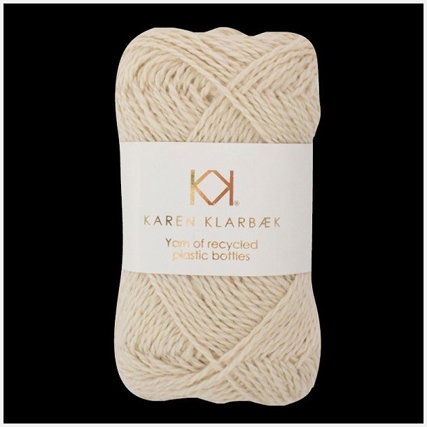 Karen Klarbk Recycled Bottle Yarn - Nature White